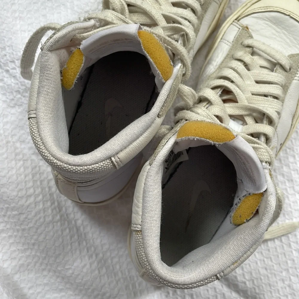 Nike Blazer Mid ‘77 trainers white Size 5 - Picture 9 of 10